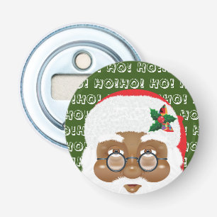 Décapsuleur Père Noël afro-américain Vacances de Noël