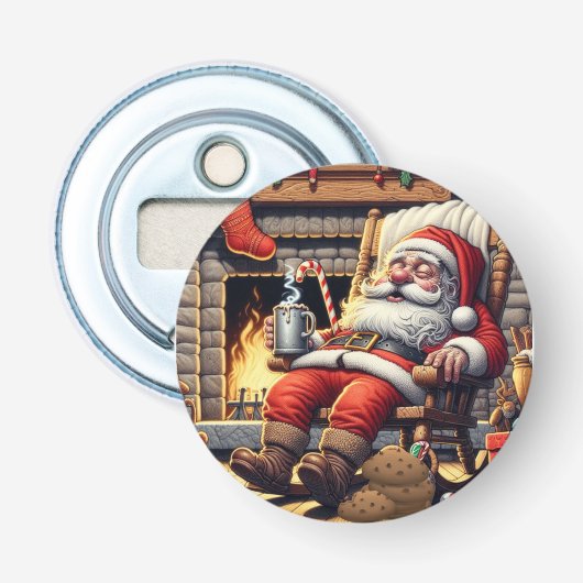 Décapsuleur Père Noël dort Noël (Devant)
