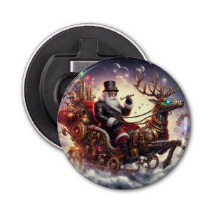 Décapsuleur Père Noël/Reindeer steampunk Noël/hiver