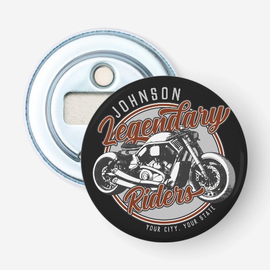 Décapsuleur Personalized Motorcycle Legendary Rider Biker (Devant)