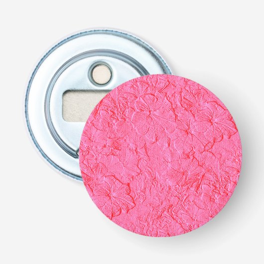 Décapsuleur Pétunias sculpté Ouverture de bouteille rose (Devant)
