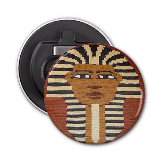 Décapsuleur Pharaon King Tut Brown noir Crochet naturel Imprim (Devant)