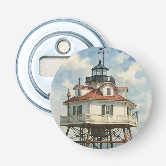 Décapsuleur Phare de Thomas Point Shoal Aquarelle (Devant)