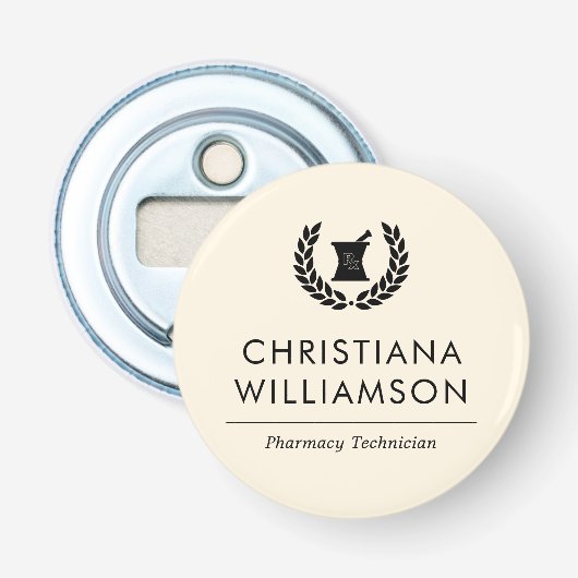 Décapsuleur Pharmaciste Élégant Personnalisé Personnel de la p (Devant)