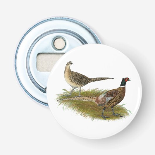 Décapsuleur Pheasant : Paire Ringneck (Devant)