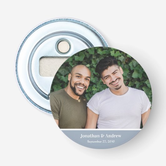 Décapsuleur Photo de mariage LGBTQ (Devant)
