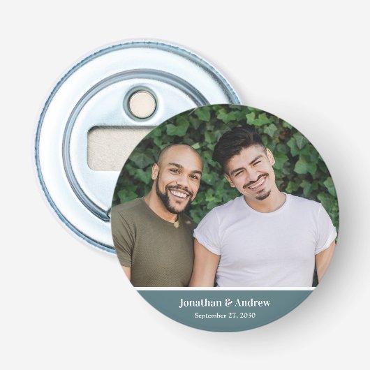 Décapsuleur Photo de mariage LGBTQ (Devant)