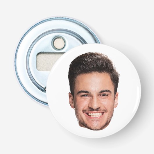 Décapsuleur Photo de visage personnalisée (Devant)
