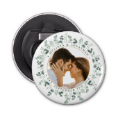 Décapsuleur Photo moderne Eucalyptus Mariage personnalisé (Devant)