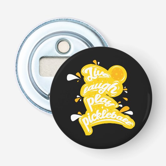 Décapsuleur Pickleball - Vive Rire Jouer Pickleball (Devant)