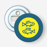 Décapsuleur Pisces Horoscope Bleu Jaune Moderne Minimaliste<br><div class="desc">Pensez-vous qu'il est difficile de choisir un design en fonction de votre personnalité et de vos goûts ? Peut-être que ce design rend votre travail plus facile. Regardez encore,  c'est certainement ce que vous cherchez.</div>