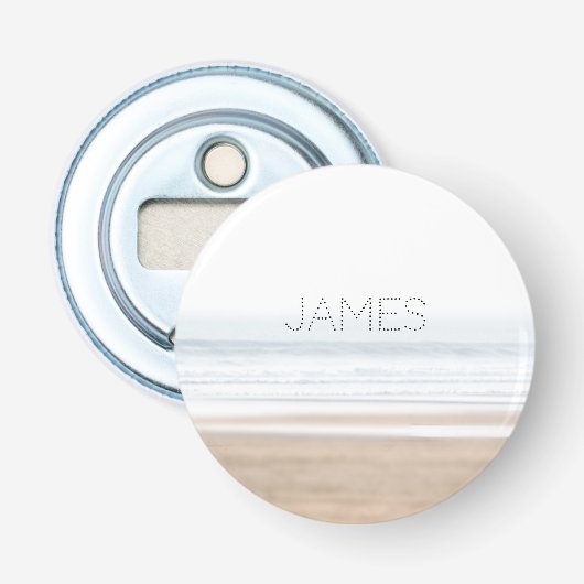 Décapsuleur Plage de surf bague à clé personnalisée (Devant)