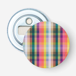 Décapsuleur Plaid écossais abstrait