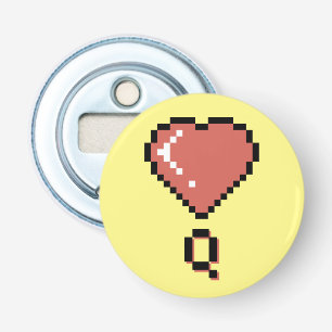Décapsuleur Plan noir de la reine du coeur