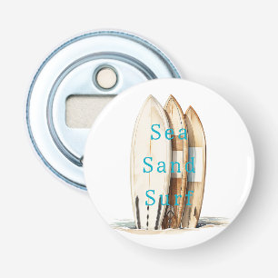 Décapsuleur Planche de surf de plage de sable de mer
