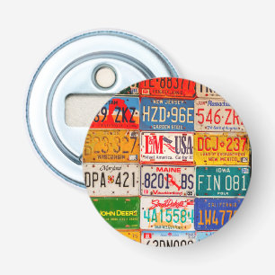 Décapsuleur Plaques de licence américaines Art America