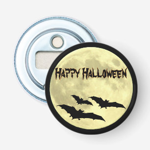 Décapsuleur Pleine lune éffrayante et battes Halloween