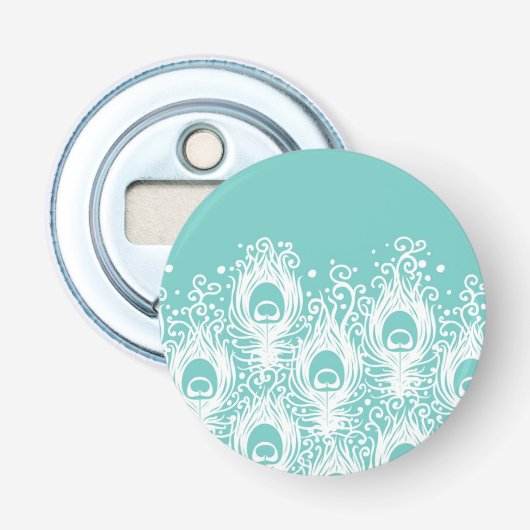 Décapsuleur Plumes molles de paon (Devant)