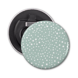 Décapsuleur Points Dalmatiens verts, Points Dalmatiens, Pots D