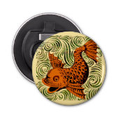 Décapsuleur Poisson Antique Carrelage Ancien art (Devant)