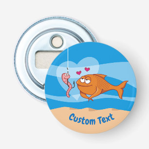 Décapsuleur Poisson et appât dans Love Bottle Opener