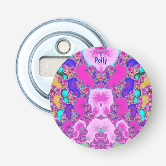 Décapsuleur POLLY ~ Plutôt Multicolore ~ Fractal 3D (Devant)