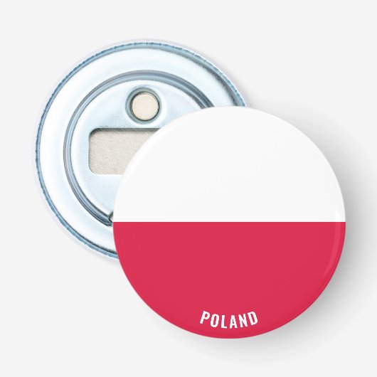 Décapsuleur Pologne Drapeau délicieux Patriotic Bottle Ouvrir (Devant)