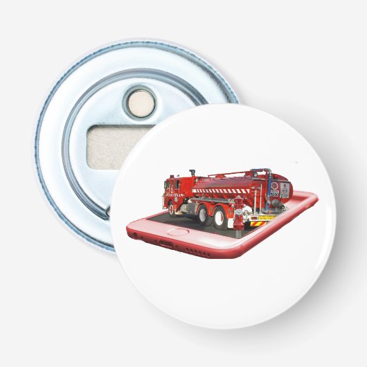 Décapsuleur Pompiers, Populaire Art, Bottle Opener (Devant)