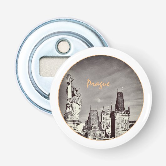 Décapsuleur Pont Prague & Charles, Christ, Château / Czechia (Devant)