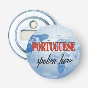 Décapsuleur Portugais parlé ici terre nuageuse