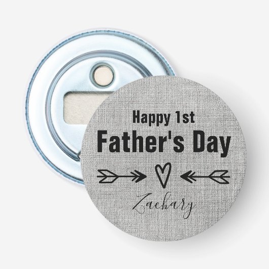 Décapsuleur Première Fête des pères personnalisée (Devant)