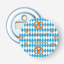 Pretzels Personnalisés Oktoberfest Bavarois Bleu