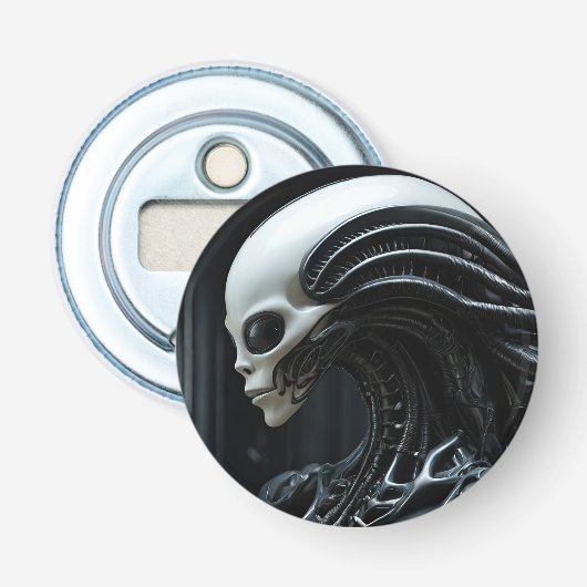 Décapsuleur Profil d'Alien reptillien (Devant)