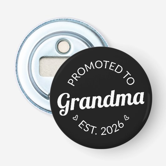 Décapsuleur Promu À Grand-Mère Est. 2026 I (Devant)