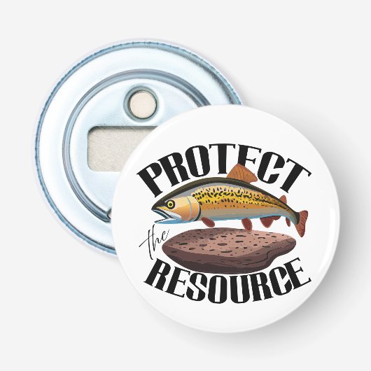 Décapsuleur Protéger la ressource avec la truite arc-en-ciel d (Devant)