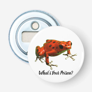 Décapsuleur Quel est votre poison grenouille à tarte rouge