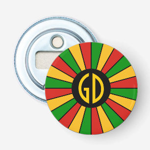 Décapsuleur RASTAFARI BOUTON DRAGON RAYS + votre signe ou votr