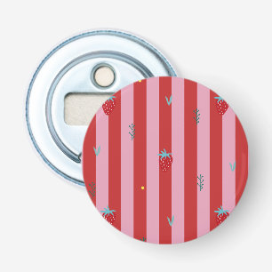 Décapsuleur rayure rouge et rose, design audacieux avec des fr