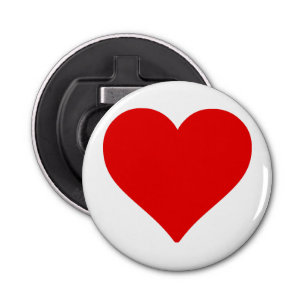 Décapsuleur Red Heart Shape Love Classic Simple Minimalisme