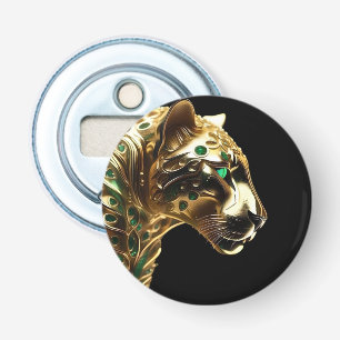 Décapsuleur Regal Grace : Le Jaguar d'or orné d'émeraudes