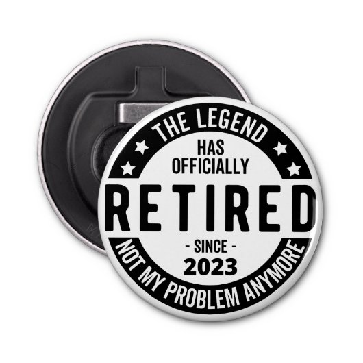 Décapsuleur régime de retraite (Devant)