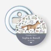 Décapsuleur Renard de la forêt à l'aquarelle Merci (Devant)