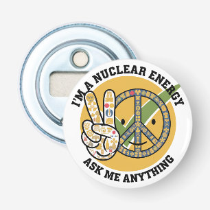 Décapsuleur Retro énergie nucléaire conception vectorielle art