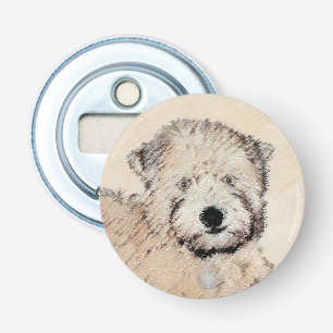 Décapsuleur Revêtu doux Roue Peinture Terrier Art original