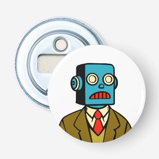 Décapsuleur Robot bleu (Devant)