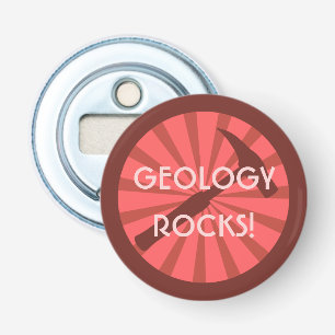 Décapsuleur Roches de géologie ! Insigne de marteau