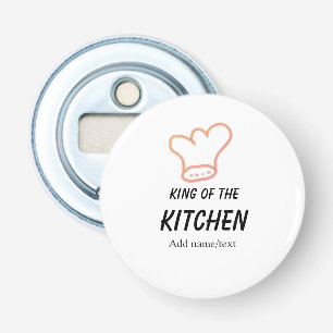 Décapsuleur Roi du chef de cuisine cuisine ajouter nom couronn