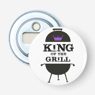 Décapsuleur Roi Du Grill, Couronne Violette Noire