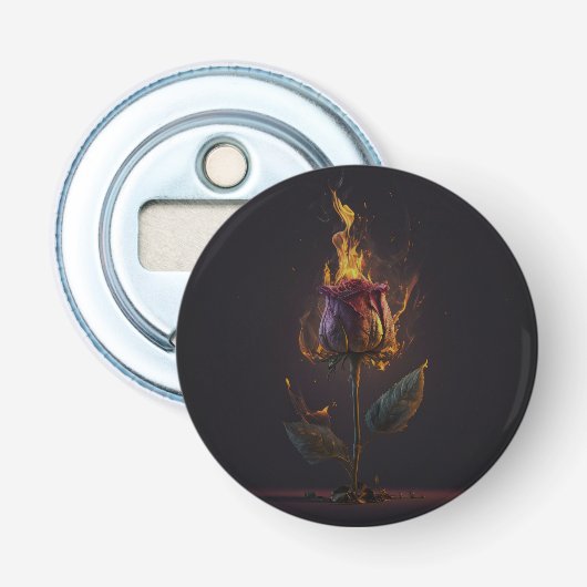 Décapsuleur rose en feu (Devant)