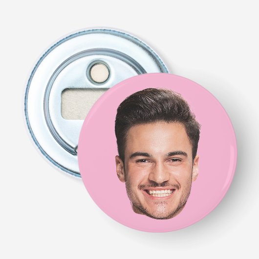 Décapsuleur Rose personnalisé (Devant)